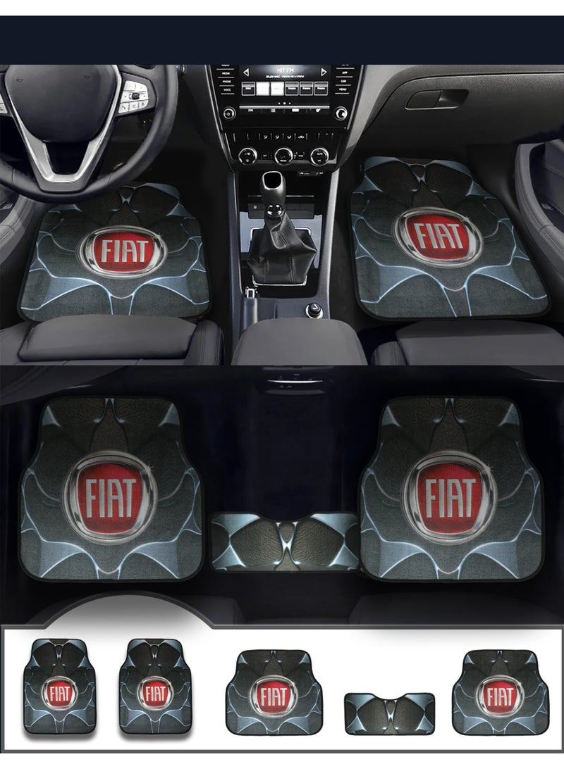 طقم دواسات سيارة 5 قطع متوافق مع سيارات فيات مناسب لمعظم موديلات فيات السيدان والهاتشباك تصميم عملي يحمي أرضية السيارة من الأتربة والمياه والأوساخ اليومية قاعدة مضادة للانزلاق ثبات عالي أثناء القيادة سهلة التنظيف خامات قوية بدون رائحة تركيب سهل مظهر أنيق ومناسب للاستخدام اليومي والسفر الطويل - Image 3